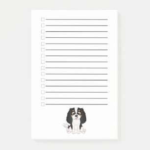 Tri Coloured Cavalier King Charles Spaniel Post-it Notes