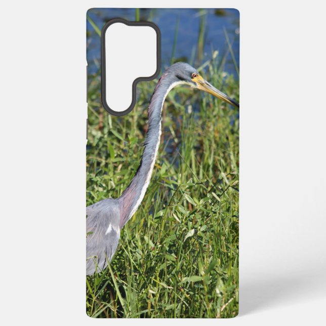 Tri-Coloured Heron Samsung Phone Cases (Back)