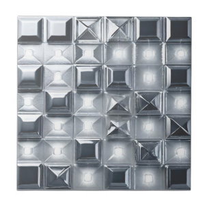 Tri-Dimensional Chess Ceramic Tile