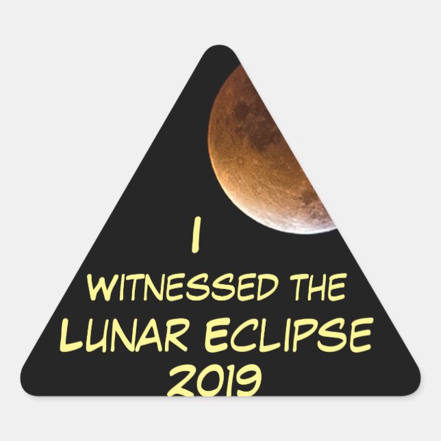 Tri Eclipse Triangle Sticker (Front)