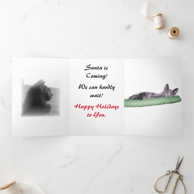 Tri-Fold Card - Christmas Excitement (Inside)