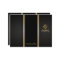 Tri-Fold Gold Diamond Monogram Elegant Brochures
