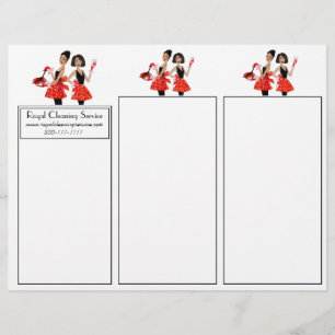 Tri-Fold House Cleaning Brochures