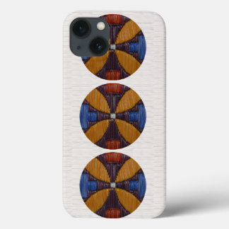 Tri Gold Flower iPhone 13 Case