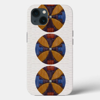 Tri Gold Flower iPhone 13 Case