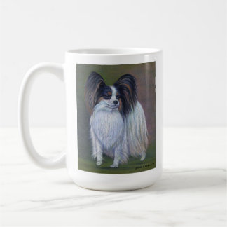 Tri Papillon, Full Body Art by Glenda S. Harlan Coffee Mug