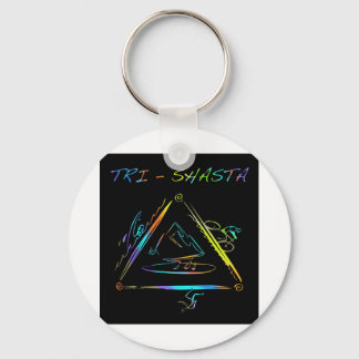 Tri Shasta Triathalon Logo Key Ring