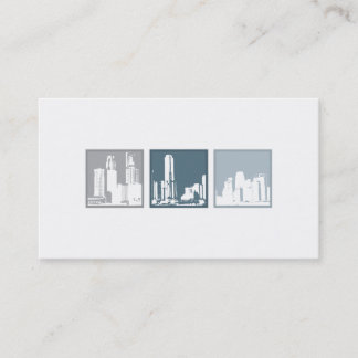 Tri-Squares - Buildings Business Card