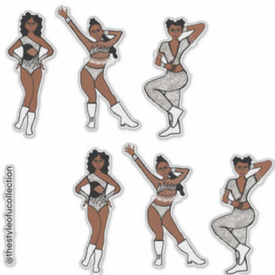 Tri Style Black White Silver Dancer #1