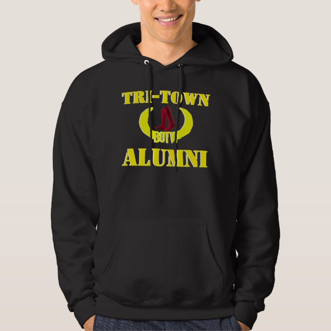 TRI-TOWN ALUMNI HOODIE BY BULL OF THE WOODS (Front)