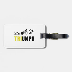 Tri Triumph Luggage Tag