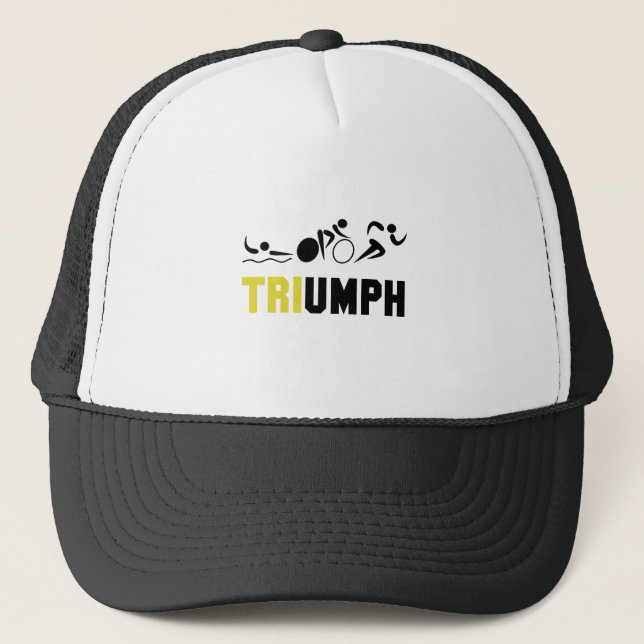 Tri Triumph Trucker Hat (Front)