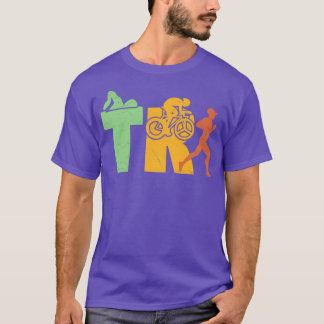TRI Vintage Triathlon Triathlete Sports Enthusiast T-Shirt