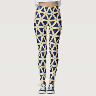 Triad Flow Geometric Seamless Pattern Leggings