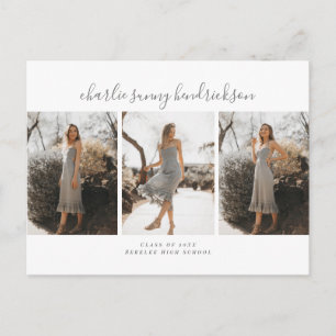 Triad Graduation Announcement Postcard