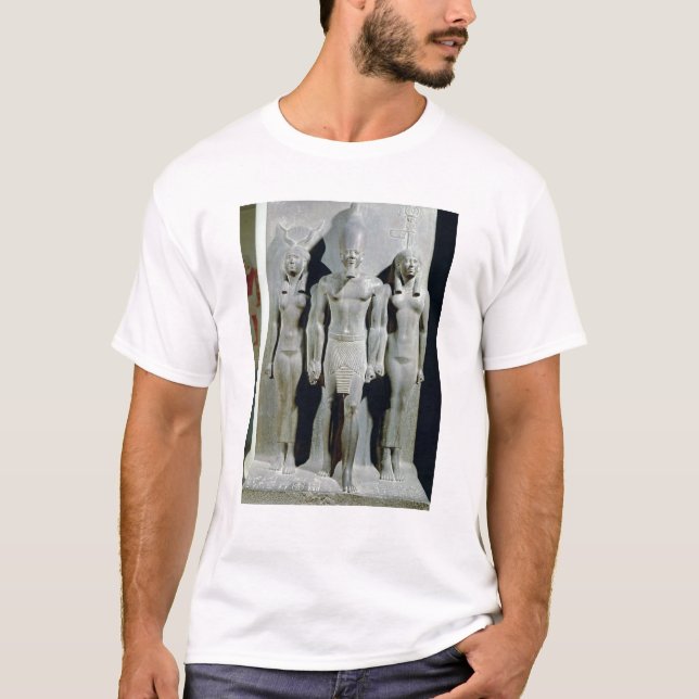 Triad of Menkaure  with the goddess Hathor T-Shirt (Front)