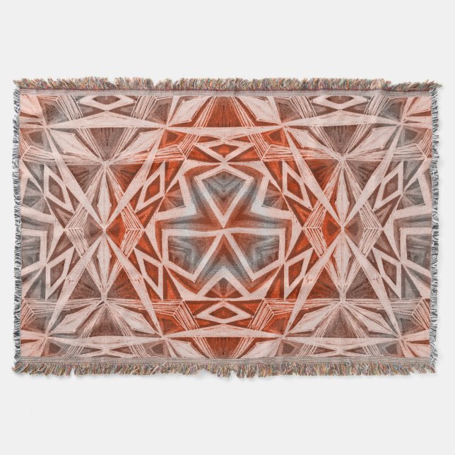 Triad Pattern Throw Blanket (Front)