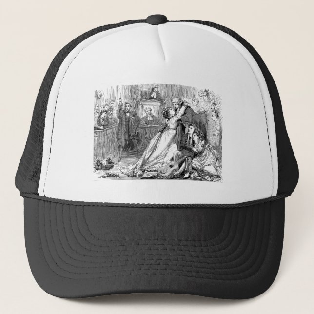 Trial by Jury Trucker Hat (Front)
