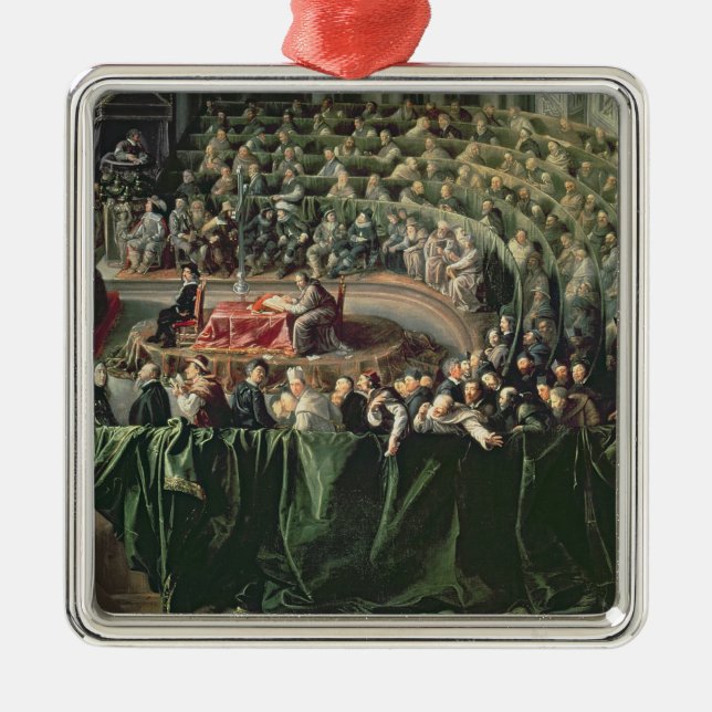 Trial of Galileo, 1633 2 Metal Ornament (Front)