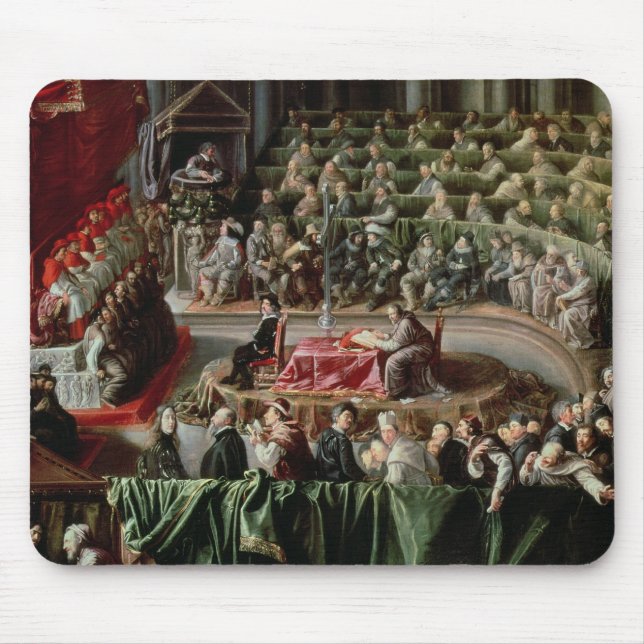 Trial of Galileo, 1633 Mouse Pad (Front)