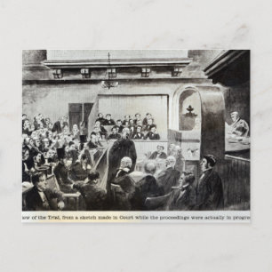 Trial of Madeleine Smith, 1857 Postcard