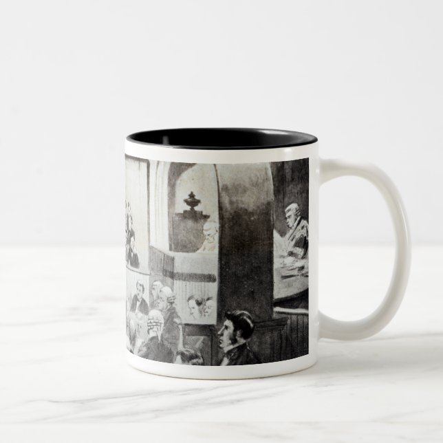 Trial of Madeleine Smith, 1857 Two-Tone Coffee Mug (Right)
