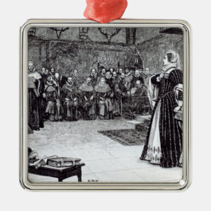 Trial of Mary Queen of Scots Metal Tree Decoration