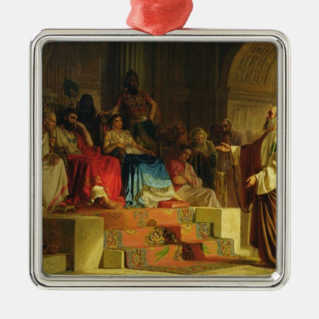 Trial of the Apostle Paul Metal Ornament (Front)