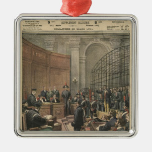 Trial of the Camorra Metal Tree Decoration