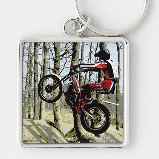 Trials rider keychain (Front)