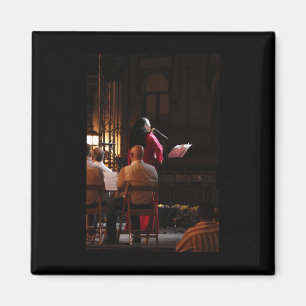 Triana Seville Singer On Stage Vertical Magnet
