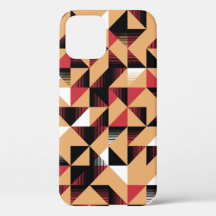 Triangle Abstract, Retro Elegant Beauty. iPhone 12 Case