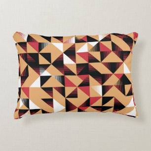 Triangle Abstract, Retro Elegant Beauty. Decorative Cushion