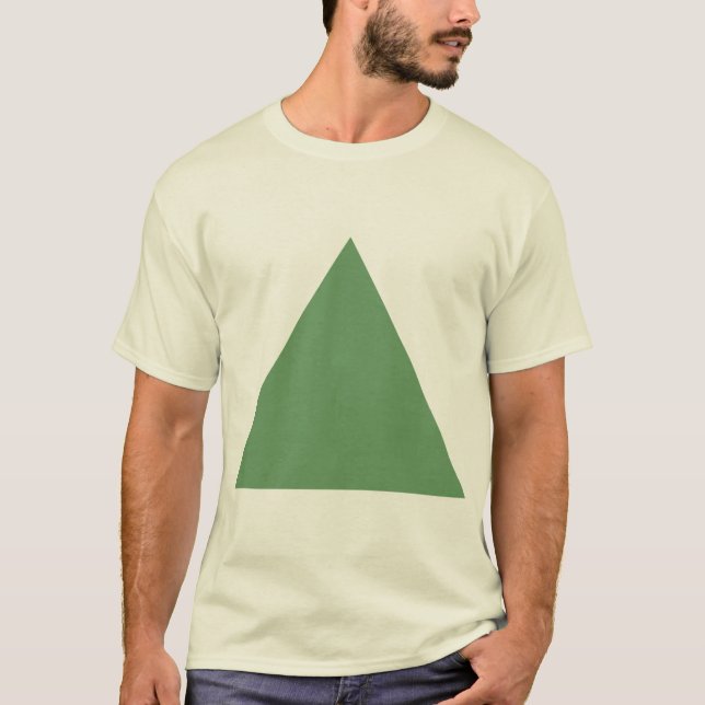 Triangle - Army Green T-Shirt (Front)