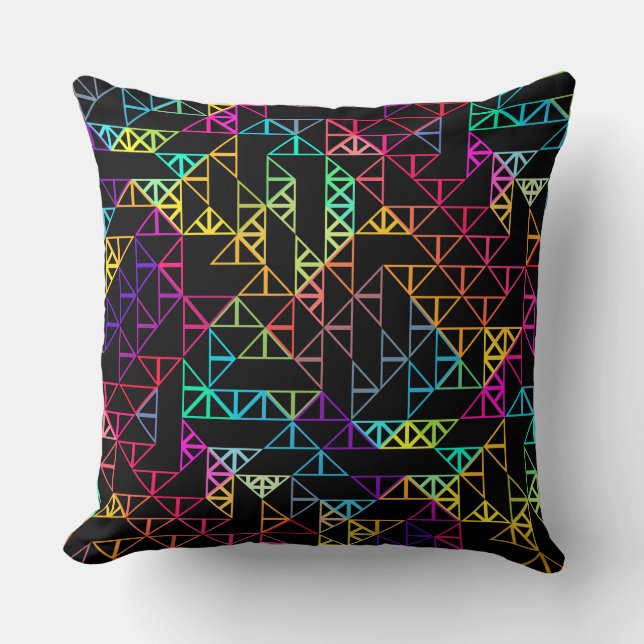 Triangle Art 1 Pillows (Front)