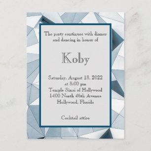 Triangle Blues Enclosure Card