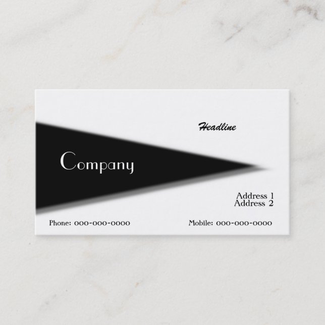 Triangle Business Card (Front)