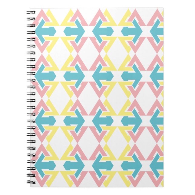 Triangle Celtic knot design  Notebook (Front)