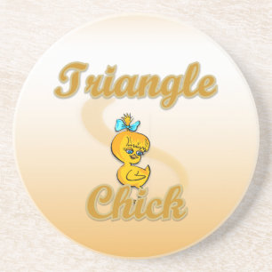 Triangle Chick Coaster