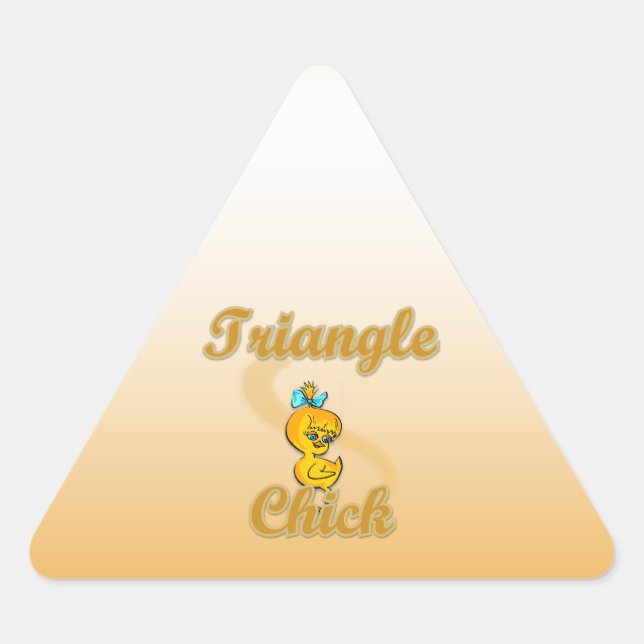 Triangle Chick Sticker (Front)
