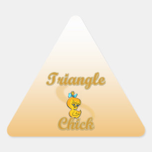 Triangle Chick Sticker