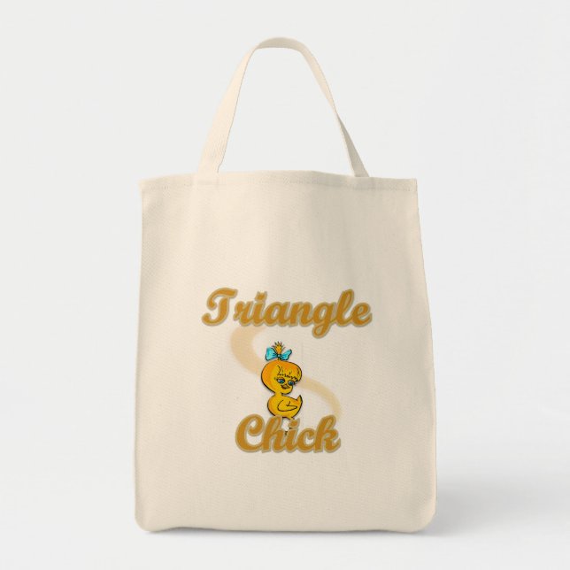 Triangle Chick Tote Bag (Front)