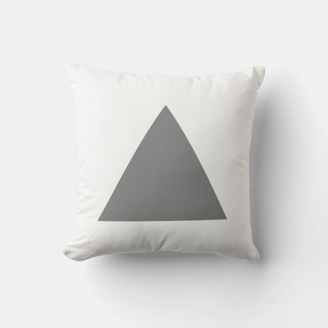 Triangle Colours - 50pc Grey with White Cushion (Front)