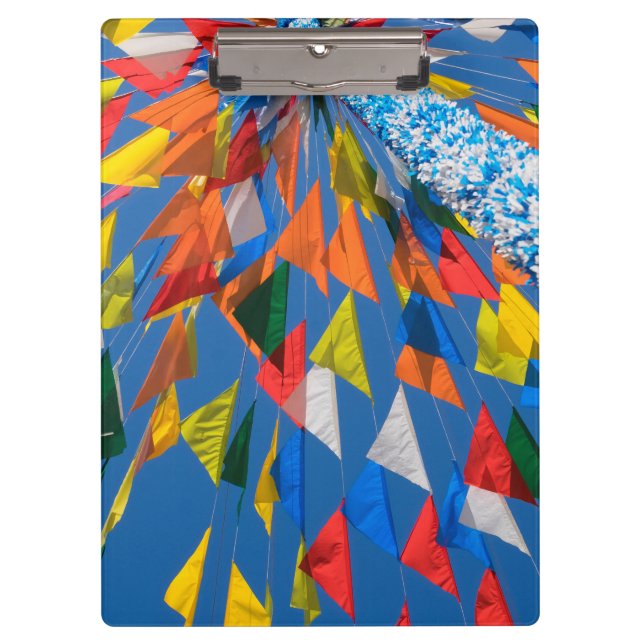 Triangle Flag Decoration Clipboard (Front)