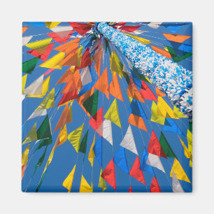 Triangle Flag Decoration Magnet