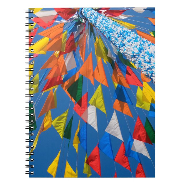 Triangle Flag Decoration Notebook (Front)