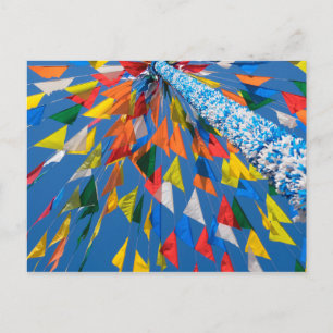 Triangle Flag Decoration Postcard