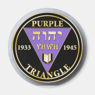 Triangle gold magnet