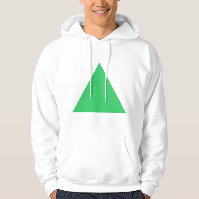 Triangle - Light Green Hoodie (Front)