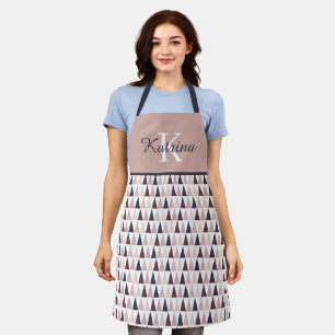 Triangle Monogram All-Over Print Apron